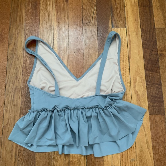 Kortni Jeane V Neck Peplum Top - Picture 2 of 3